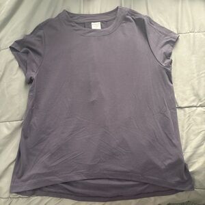 Athleta Lavender Short Sleeve Tee